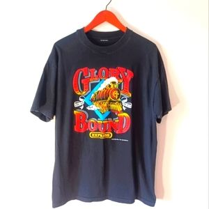 Vintage 1994 Glory Bound Express Train Religious Single Stitch T-Shirt